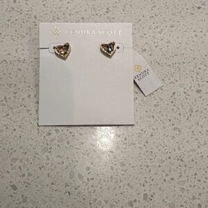 Kendra Scott Heart Earrings
